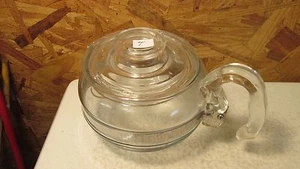 Tetera de vidrio flameware Pyrex - 6 tazas No. 1 - Imagen 1 de 1