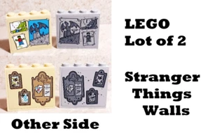 LEGO Stranger Things Bulletin Board Kids Room Drawings Upside Down Real World X2 - Picture 1 of 1
