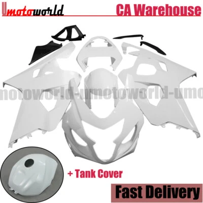 Unpainted Fairing Kit + Tank Cover For Suzuki GSX-R 600 750 2004-2005 Bodywork - Image 1 of 4