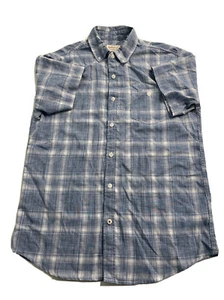 Weatherproof Performance BLUE  Mens Button front Medium Moisture wicking RETURN - Picture 1 of 12