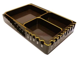 Präzisionsgefertigte Universal Werkbank Organizer 120x80x20mm Workstation Tablett - Bild 1 von 1