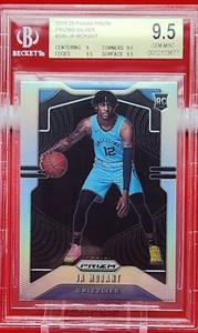 2019-20 Prizm Silver Ja Morant Rc BGS 9.5 Gem Mint