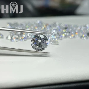1000pcs CZ Stone 5A White AAAAA Round Shape Cubic Zirconia Stone Jewelry Making - Picture 1 of 9