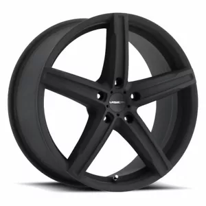 15x6.5 +38 Vision 469 Boost 4x100 Satin Black Rims (Set of 4) - Picture 1 of 2