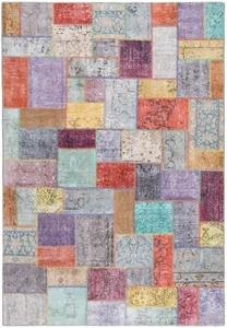 Toppe Annodato a Mano Tappeto Persiano 252x174 cm-Orient, Carpet, Rug, Vintage - Picture 1 of 6