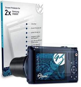 Bruni 2x Protective Film for Samsung WB800F Screen Protector Screen Protection - Picture 1 of 4