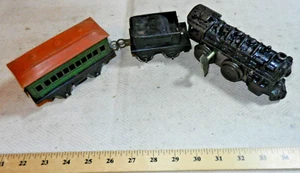 Joy Line 102 Cast Iron Windup Locomotive Engine +Tender + Coach WORKING (V) - Picture 1 of 7