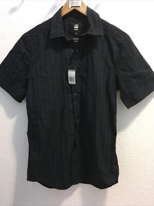g star raw mens landon clean s/s shirt sartho blue sz xs (nwt) - Picture 1 of 4
