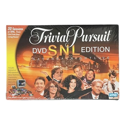 Trivial Pursuit DVD SNL Edition Saturday Night Live Adult Trivia Board Game 2004 - Image 1 of 4
