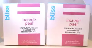 BLISS Incredi-Peel, 4 Facial Treatments - 2-PACK FREE SHIPPING - Picture 1 of 2