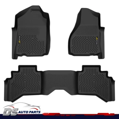 TPE Floor Mats Liners 3D Molded Fit For 02-09 Dodge Ram 1500 2500 3500 Quad Cab Foto 1 de 4