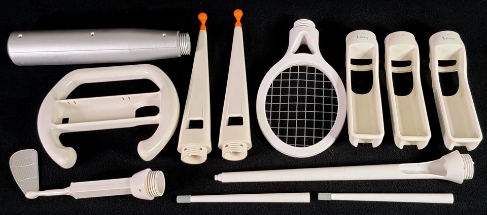 Nintendo Wii Sports Play Accessories Set 12 pcs i-con Golf Tennis Fishing - Image 1 of 1