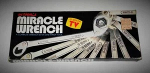 MIRACLE WRENCH ACTION 15-22 MM SELF-ADJUSTING SINGLE WRENCH 1983 TV ADVERTISING - Picture 1 of 5