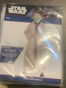Star Wars Yoda Costume Halloween Retro Classic Robe Mask Size Adult Standard - Picture 1 of 3
