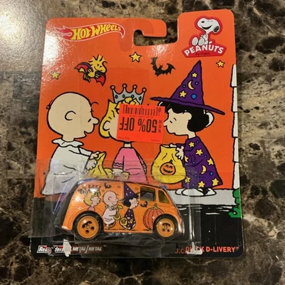 风火轮 Pop Culture 花生 大南瓜 快速 D-Livery 车辆 Van 2014 全新 — 第 1/4 张图片