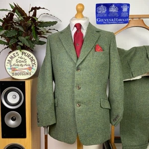 Traje de tiro de campo de tweed hecho a mano Gieves & Hawkes Savile Row (41R) - Imagen 1 de 23