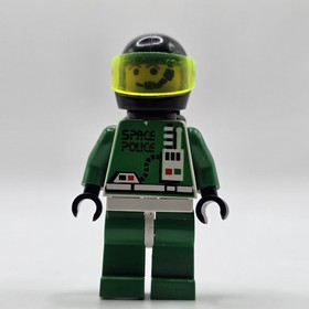 Lego Space Police II Minifigure (#sp037) DAMAGED 6897 6957 6984 6852 Vintage