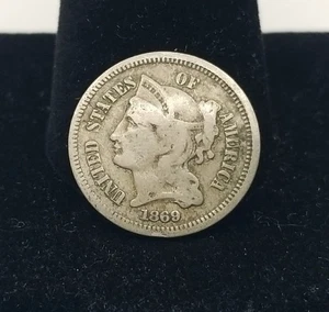 1869 Three Cent Nickel #4610 - Picture 1 of 2