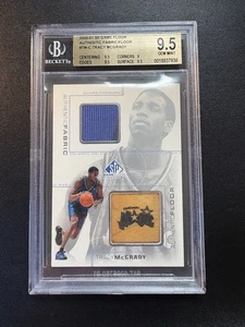 2000-01 SP Game Floor Authentic Fabric/Floor Tracy McGrady BGS 9.5 Pop 1 Highest - Picture 1 of 2