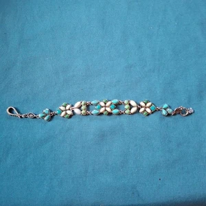 Lucky Brand Holite Bracelet In Ailver Color Very Bohemian  - Picture 1 of 10