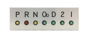 Dakota Digital Horizontal LED Gear Position Indicator WITH Overdrive DGS-13 - Picture 1 of 1