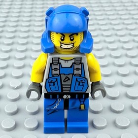 LEGO Power Miner Minifigure Beard Stubble Guy pm006 8907 8956 8709