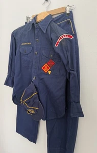 Cappello Camicia Pantaloni Uniforme Giovanile Vintage Boy Scouts Of America Nevada LEGGI anni 50 - Foto 1 di 19