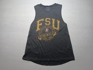 Camiseta sin mangas gris GAME DAY COUTURE x SOCIAL HOUSE FSU SEMINOLES talla mediana - Imagen 1 de 12