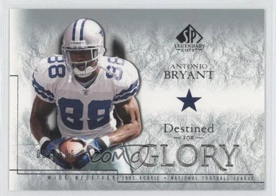 2002 SP Legendary Cuts Destined for Glory /500 Antonio Bryant #122 Rookie RC - Image 1 of 2