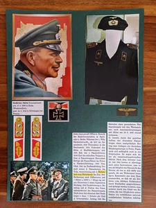 Generaloberst Heinz Guderian Schautafel A4 s. Text - Bild 1 von 2
