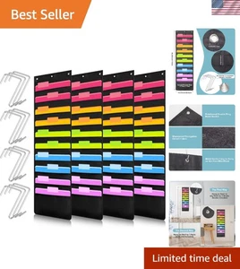 Over Door hängende Akten Organizer - 4 Packungen mit 10 Taschen für vielseitige Aufbewahrung - Bild 1 von 9