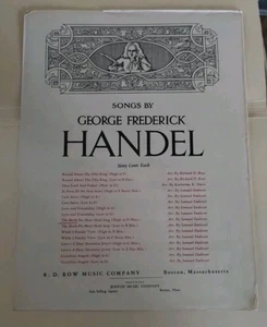 Vintage Noten The Birds No More Shall Sing Händel  - Bild 1 von 4