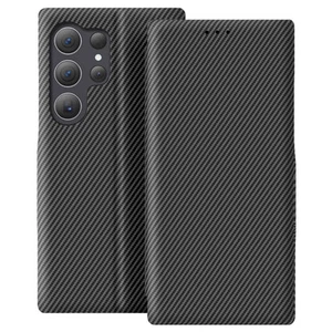 Avizar Case for Samsung S23 Ultra Fibre Carbon Video and Anti-RFID Holder - Picture 1 of 6