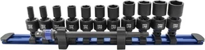 Astro Tools 78111 1/4" Universal 6pt Impact Socket Set Square & Hex Magnetic - Picture 1 of 4