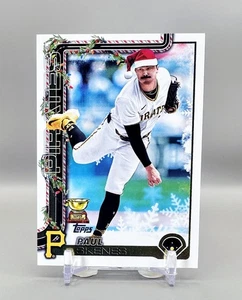 2025 Topps Holiday Baseball #H70 (SP Santa Hat) Paul Skenes - Bild 1 von 2