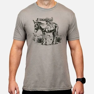 Magpul Burro CVC T-Shirt Cotton Poly Blend Stone Gray Heather (Choose Your Size) - Picture 1 of 2