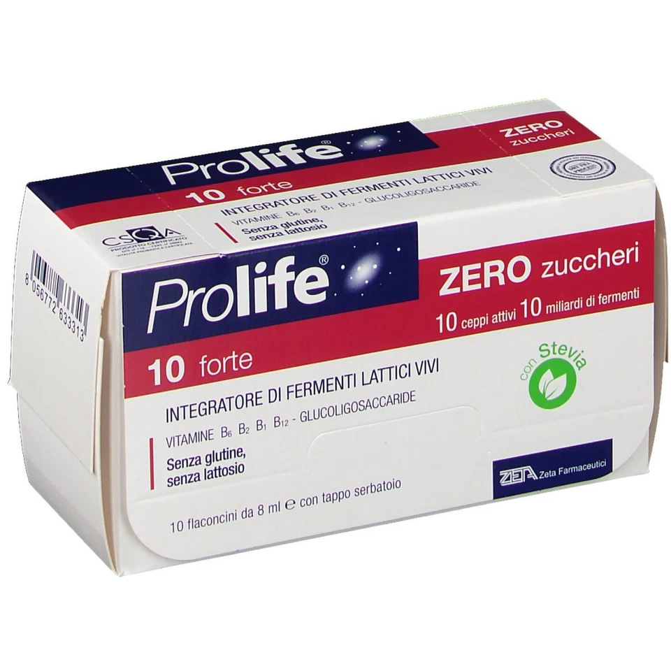 ZETA FARMACEUTICI SPA Prolife 10 Forte Zero Zuccheri Zeta Farmaceutici 10x8ml