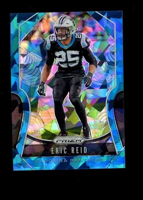 2019 Panini Prizm Blue Ice #180 Eric Reid Carolina Panthers /99 - Image 1 of 2