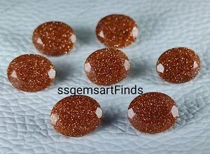 Piedra preciosa suelta suelta de forma ovalada facetada de oro natural para hacer joyas - Imagen 1 de 10