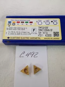 10 INSERTI IN CARBURO NUOVI SUMITOMO TPMT 221ENF. GRADO: AC3000. (C492) - Foto 1 di 1