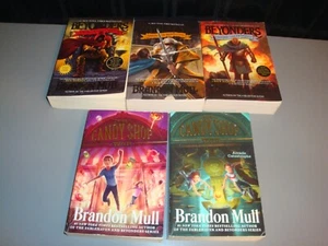 Beyonders 1-3 & Candy Shop 1-2 Series Book Lot Brandon Mull Teacher Homeschool - Picture 1 of 3