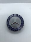 Logo hood Mercedes Benz blue 57 mm emblem CLASS C E CLK S new