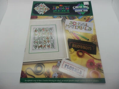 Counted Cross Stitch Pattern ALPHABET ZOO by Great Big Graphs NEW - Image 1 of 2