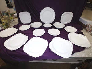 JOHNSON BRO'S MADE IN ENGLAND SNOWWHITE REGENCY IRON STONE 15 PIECES - Picture 1 of 11