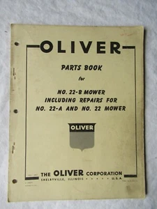 Oliver 22-B 22-A 1957 22 piezas de cortacésped catálogo manual - Imagen 1 de 9