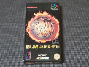 Hyundai Super Comboy NBA JAM Tournament Retro Game Korean Version for SNES SFC