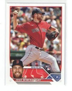 2023 Topps Series 1 #76 Josh Winckowski Rookie RC Boston Red Sox Baseball Card - Picture 1 of 2