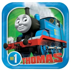 Thomas the Tank Engine Square Dessert Paper Plates, 7", 8 Count - Picture 1 of 1