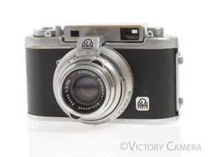 Akarex III Chrome 35mm Rangefinder w/ 50mm f2 Schneider Xenon Lens -Light Haze- - Picture 1 of 7