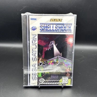 Shell Shock (Sega Saturn). Sealed BRAND NEW SMALL IMPERFECTIONS TEARS READ! - Image 1 of 4